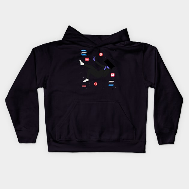 imma need some space Kids Hoodie by nicolemauck